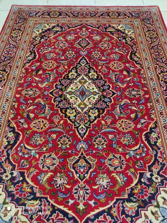 Tapis Kachan fait main n°17064_196×136