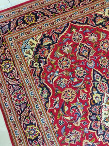 Tapis Kachan fait main n°17064_196×136