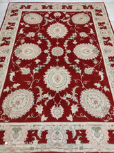 Charger l'image dans la galerie, Tapis Tabriz fait main n°12581_196×148
