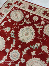 Charger l'image dans la galerie, Tapis Tabriz fait main n°12581_196×148
