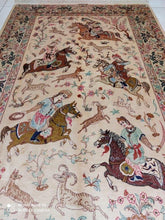 Charger l&#39;image dans la galerie, Tapis Ghom soie noué main n°19755_198×128
