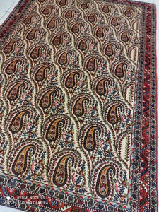 Tapis Sirjand tissé main n°15175_198×132