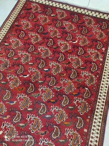 Tapis Ghachghai noué main n°8337_198×135