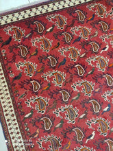 Charger l&#39;image dans la galerie, Tapis Ghachghai noué main n°8337_198×135
