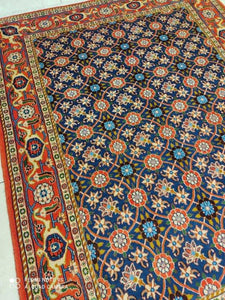 Tapis Varamine noué main n°16307_198×150