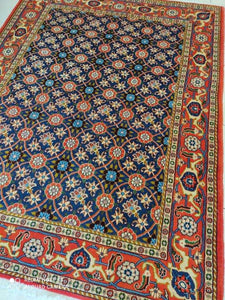 Tapis Varamine noué main n°16307_198×150