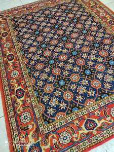 Tapis Varamine noué main n°16307_198×150