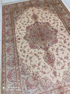 Tapis Ghom soie tissé main n°18227_199×130