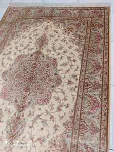 Tapis Ghom soie tissé main n°18227_199×130