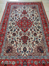 Charger l'image dans la galerie, Tapis Ispahan noué main n°16465_200×125
