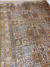 Charger l&#39;image dans la galerie, Tapis Ghom soie tissé main n°11604_200×128
