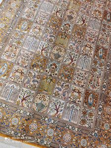 Tapis Ghom soie tissé main n°11604_200×128