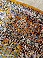 Charger l&#39;image dans la galerie, Tapis Ghom soie tissé main n°11604_200×128
