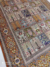 Charger l&#39;image dans la galerie, Tapis Ghom soie noué main n°15238_200×132
