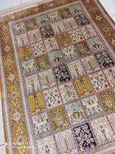 Charger l'image dans la galerie, Tapis Ghom soie tissé main n°11634_200×132
