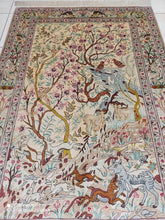 Charger l&#39;image dans la galerie, TAPIS Ghom soie noué main n°16663_200×133
