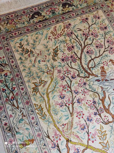 TAPIS Ghom soie noué main n°16663_200×133