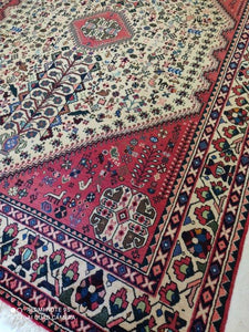 Tapis Abadeh tissé main n°19026_200×150