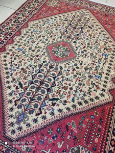 Tapis Abadeh tissé main n°19026_200×150