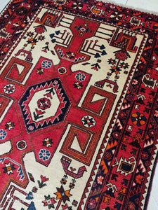 Tapis Nahavand fait main n°13167_202×148