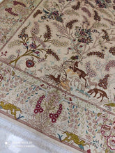 Charger l&#39;image dans la galerie, Tapis Ghom soie tissé main n°14491_205×130
