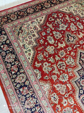 Charger l&#39;image dans la galerie, Tapis Ghom soie tissé main n°18512_205×140
