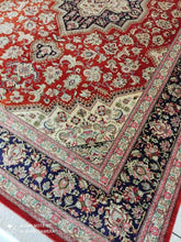 Charger l&#39;image dans la galerie, Tapis Ghom soie tissé main n°18512_205×140
