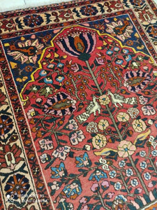 Tapis Antique Bakhtiar tissé main n°10238_205×150