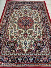 Charger l'image dans la galerie, Tapis Ghom tissé main n°17944_207×140
