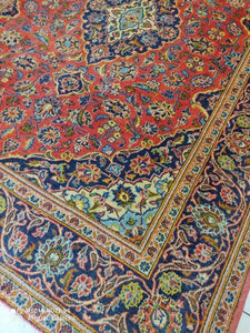 Tapis Antique Kachan noué main n°16593_207×145