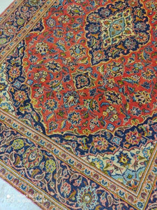 Tapis Antique Kachan noué main n°16593_207×145
