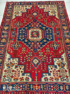 Tapis Nahavand tissé main n°16380_207×152