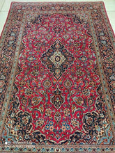Charger l&#39;image dans la galerie, TAPIS Kachan noué main n°1399_210×130
