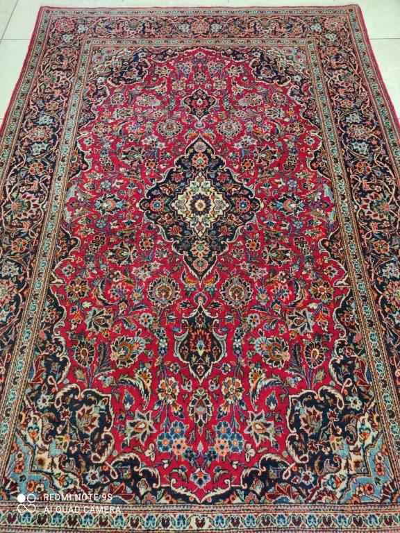 TAPIS Kachan noué main n°1399_210×130