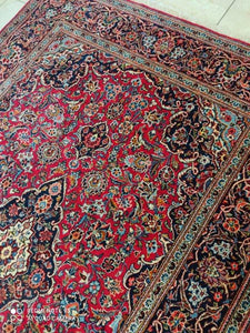 TAPIS Kachan noué main n°1399_210×130