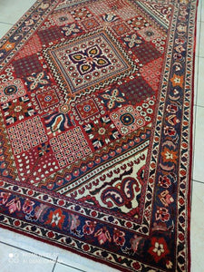 Tapis Saman fait main n°9257_210×133