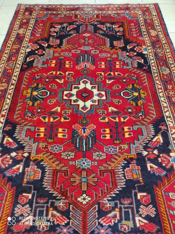 Tapis Nahavand tissé main n°16171_210×136