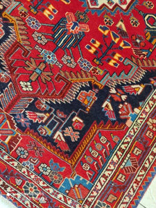 Tapis Nahavand tissé main n°16171_210×136