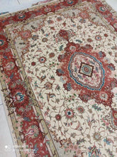 Charger l&#39;image dans la galerie, Tapis Tabriz noué main n°15321_210×152

