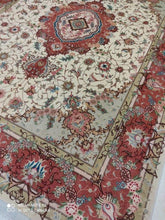 Charger l&#39;image dans la galerie, Tapis Tabriz noué main n°15321_210×152
