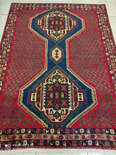 Charger l&#39;image dans la galerie, Tapis Afchar noué main n°835_210×155
