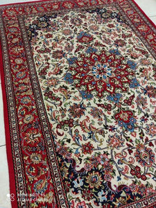 Tapis Ghom fait main n°17957_212×145