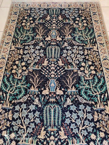 Tapis Antique Nain noué main n°16153_215×125