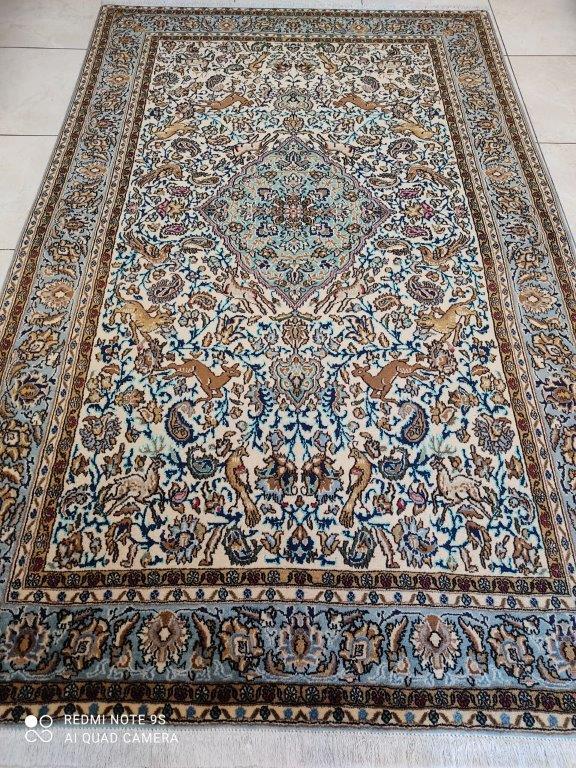 Tapis Ghom fait main n°19165_215×133