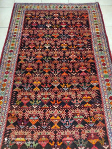 Tapis Antique Nanaj tissé main n°13310_220×137