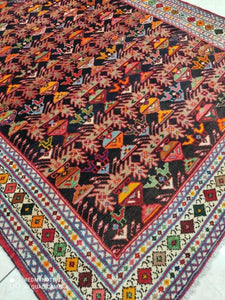 Tapis Antique Nanaj tissé main n°13310_220×137