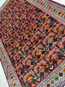 Tapis Antique Nanaj tissé main n°13310_220×137