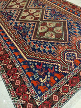 Charger l'image dans la galerie, Tapis Afchar fait main n°18811_220×140
