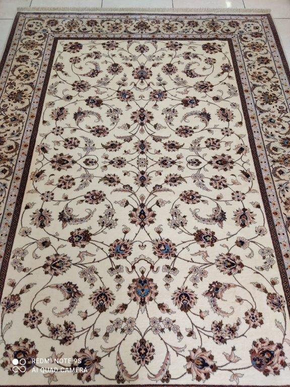 Tapis Ispahan tissé main n°14245_223×156