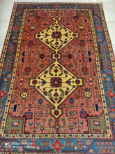 Charger l&#39;image dans la galerie, Tapis Nahavand tissé main n°17126_225×150
